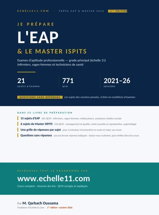 Couverture du livre Je prépare l'EAP & le Master ISPITS