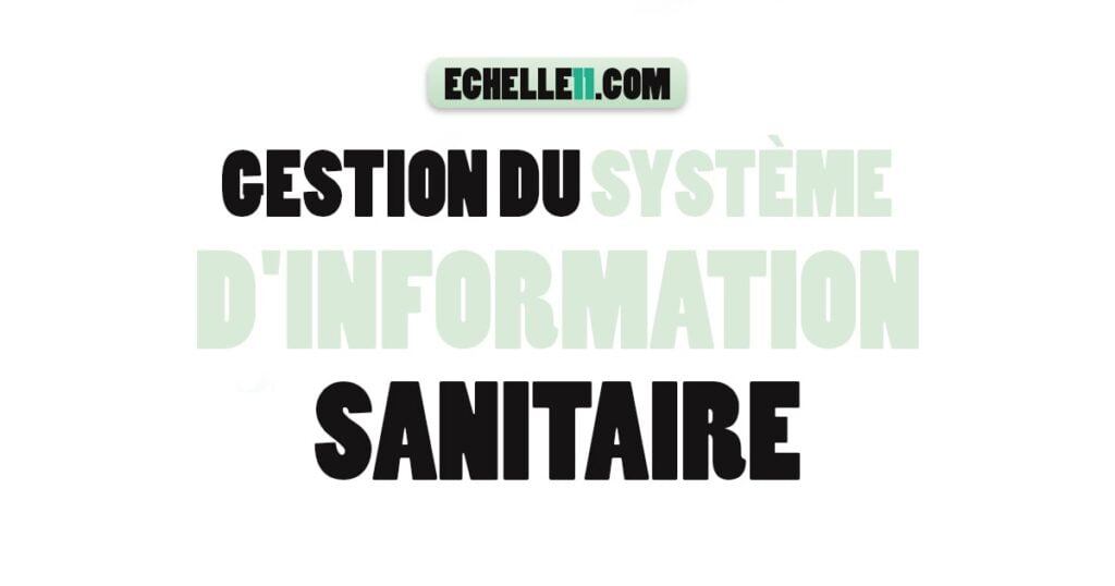 La gestion du système d'information sanitaire
