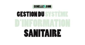 La gestion du système d'information sanitaire
