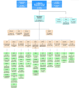 organigramme ministère de la santé